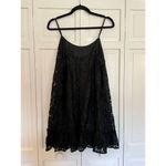 Scoop nyc black lace cami dress size large Photo 5