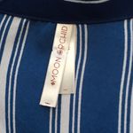 Moon Orchid Like New M Medium  Stripe Crop Top Shirt Tie Long Sleeve Formal Shirt Photo 5