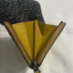 Coach Accordion Long Zip Wallet Mustard Yellow EUC Photo 9
