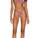 We Wore What Ruched Underwire Top & Adjustable Ruched Bikini Bottom NWT Photo 0