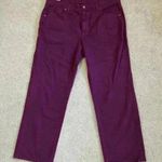 Gap 90's Loose Mid Rise Jeans W/ Washwell Plum Pudding Purple Size 34 Photo 0