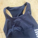 Tangerine  Like New Dark Navy Blue Striped Racerback Tank Sz Small Photo 3