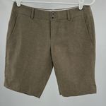 Banana Republic  linen blend olive army green 10 inch shorts casual 4 neutral Photo 0