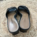 Naturalizer  CAVIAR BLACK LEATHER  Womens 7 SLIDE SANDALS NICE Photo 4
