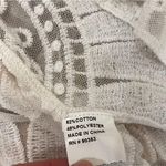 Rebellion  white lace cardigan duster size small floral Photo 6