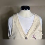 CRYSTAL Women’s VTG Sleeveless Safari Giraffe Animal 100% Cotton Vest,USA|Sz:S/M Purple Size undefined Photo 11