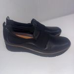 Baretraps  Garner Black Slip On Minimalist Wedge Loafer Sneaker Shoes Size 8.5 Photo 1