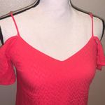 Candie's Candie’s Pink cami off shoulder v-neck crop top Photo 2