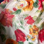 CEU) HUG Women Size medium floral dress off shoulder sleeves Elastic Top blouse White Photo 7