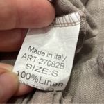 Lungo‎ L’arno Italian Linen Cap Sleeve Shift Dress Size Small Tan Photo 6