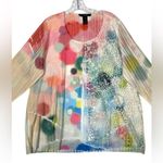 Ali Miles Burnout Printed 3/4 Sleeve Hi Photo 7