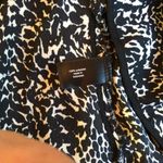 Lane Bryant  Black Cream Sleeveless Blouse 14 Photo 6