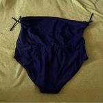 Tropical Escape Stylish Navy Blue One-Piece Swimsuit Photo 3