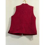 Habitat  Corduroy Quilted Womens XL Sleeveless Button Front Vest Jacket Photo 3