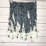 CAbi Bella Skirt Blue Leopard Print #401 Small Photo 2