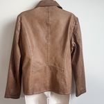 Bagatelle 🆕 Anthropologie soft shell faux leather moto jacket tan brown size … Photo 4