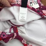 NEW NWT Bloomchic Plus Size Swim‎ Top Floral Tie Front Swimsuit 18 Photo 6
