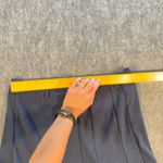 Dressbarn Navy Blue Flared Panel Godet Barn Skirt Women’s Size 8 Career Fun Photo 5