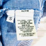 Bella Dahl Frayed Hem Duster Blue Striped Maxi Dress Linen Blend Size S Photo 10