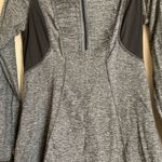 Lululemon  Half Zip Women Hoodie Grey Black Size 6 Small Athletic Casual Photo 1