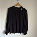 Ba&sh  Neil Embellished Button Blouse XS Photo 2