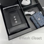 Michael Kors Admiral Blue Tech Lanyard Airpod Case Box Set Photo 4