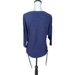 Diana Belle Blue Small 3/4 sleeve top Photo 2