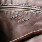 Fossil  Black Cow Hide Leather Crossbody Bag Adjustable Strap Vintage Purse Small Photo 14