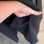 Lands' End Black open front wool Trench style Photo 6