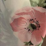 Pastel Floral/Basket Print Silk Scarf Pink Photo 4