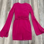 Elegant Pink Cape Sleeve Dress NWT Photo 2