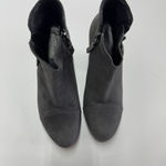 Rag and Bone Rag & Bone Boots Womens 37.5 Grey Black Harrow Suede Block Heel Ankle Bootie Photo 1