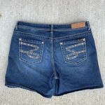Seven 7 Dark Wash Women’s Denim Jean Shorts Size 16 Photo 3