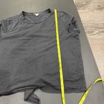 Aerie  Black Tie Back Short Sleeve Shirt Photo 7