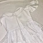 Caroline Constas Irene Ruffle Eyelet White Off Shoulder Mini Dress size 6 Photo 7