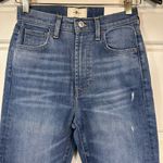 7 For All Mankind  Easy Slim Women's Painted Flower Medium Wash Jeans Size 24 NWT Photo 3