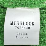 Miss Look  awesome pretty green cotton/acrylic blend warm winter sweater! Photo 10