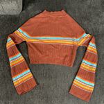 Vintage Y2K Silvertab Striped Crop Sweater Size M Size M Photo 4