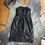 American Vintage  Black Leather Dress Photo 4