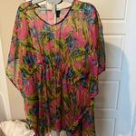 Vibrant Pink and Green Sheer Cover Photo 0