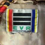 Vintage animal print 80s 90s jacket full zipper lightweight pockets baddie Brown Size M Photo 10