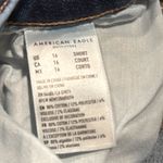 American Eagle  women’s super Hi-rise very distressed jegging size 16 short . Photo 7