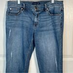 Level 99 Sz 31 Jeans Distressed Ankle Cropped Length Blue Photo 1
