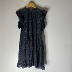 Ulla Johnson  Kalina Coverup Mini Dress Aquamarine Colorway Ruffle Hem Size Large Photo 1