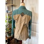 Napa Valley Petites Women's Embroidered Patchwork Button Up Shirt Size M Blue Size M Photo 5