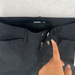 Old Navy Mid Rise Pixie Ankle Chino Pants Womens 0 Petite Black Jack Stretch Photo 3