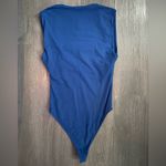 ZARA Royal Blue Square-neck Tank Bodysuit Size Small Photo 3