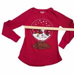 Snoopy Long Sleeve Shirt Red Photo 4