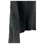 Style & Co . Leather and Knit Patchwork Sweater Jacket Black Women's Size Medium Photo 3