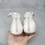 BCBGeneration NEW Kline Embellished Toe Ring Strappy Square Toe Flat Sandals 7.5 Photo 5